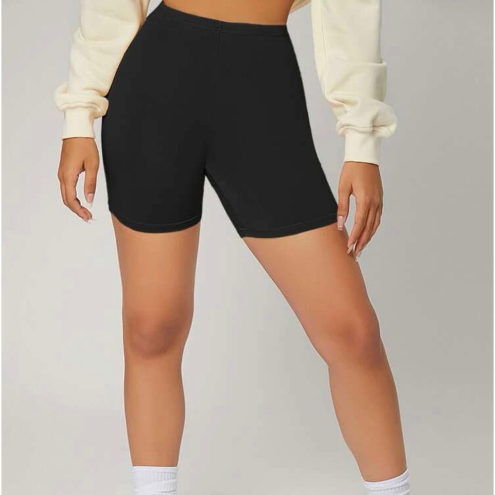 basic biker shorts